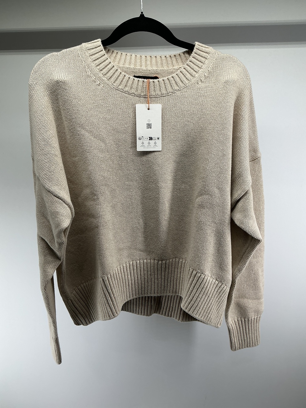 100% Organic Cotton Boyfriend Crew Sweater